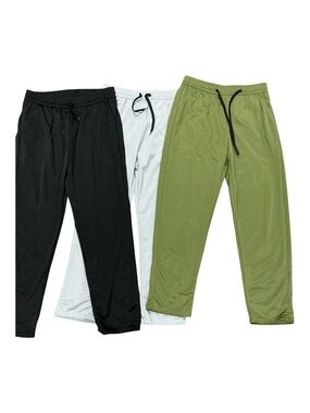 Amazon - NEW - 3-Pack Drawstring Lounge Pants - Black, White, Olive